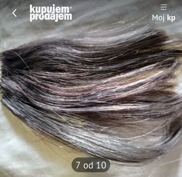 Perike i klipse: Prodajem prirodnu kosusniženu . na stanju ;perika prirodna — 20