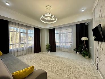 60: 3 комнаты, 89 м², Асанбай мкр Элитка, 6 этаж, Евроремонт — 1