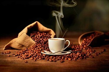 İçkilər: Premium qəhvə dənələri və təzə dəmlənmiş qəhvə - Tam qovrulmuş