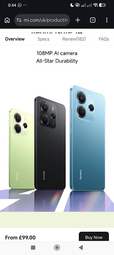 redmi pad 5 qiymeti: Redmi Note 14, 256 GB, rəng - Göy, Barmaq izi, İki sim kartlı — 1