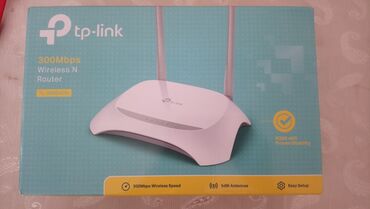 Kompüter ehtiyyat hissələri: TP-Link istehsalı olan bu kabelsiz N router, 300Mbps sürətlə etibarlı