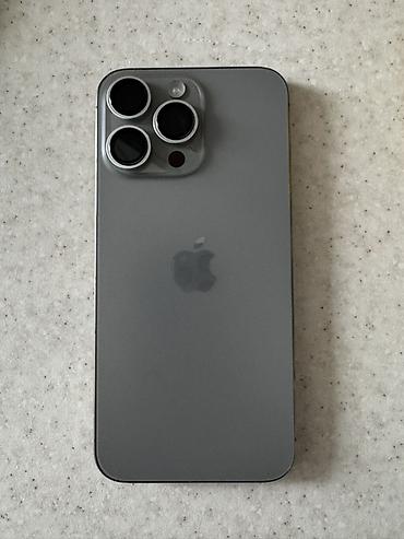 IPhone 15 Pro, Б/у, 512 ГБ, Natural Titanium, Зарядное устройство, Защитное стекло, Чехол, 87 % at lalafo.kg IPhone 15 Pro, Б/у, 512 ГБ, Natural Titanium, Зарядное устройство, Защитное стекло, Чехол, 87 %