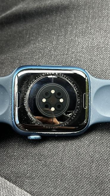 john wick: Apple Watch Series 7, 45 мм, алюминиевый корпус в цвете Blue с синим — 2