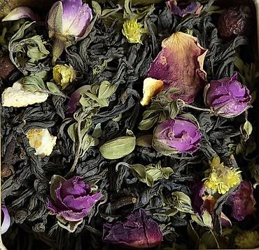 Çay: Güllü ədviyyatlı çay qarışığı - Tərkib: yaşıl/qara çay yarpaqları — 2