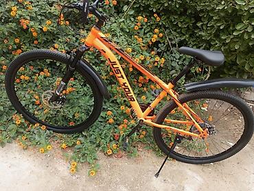 zigzag velosiped: Dağ velosipedi – JUST YOUR (MTB) - Rəng: parlaq narıncı, qara — 4