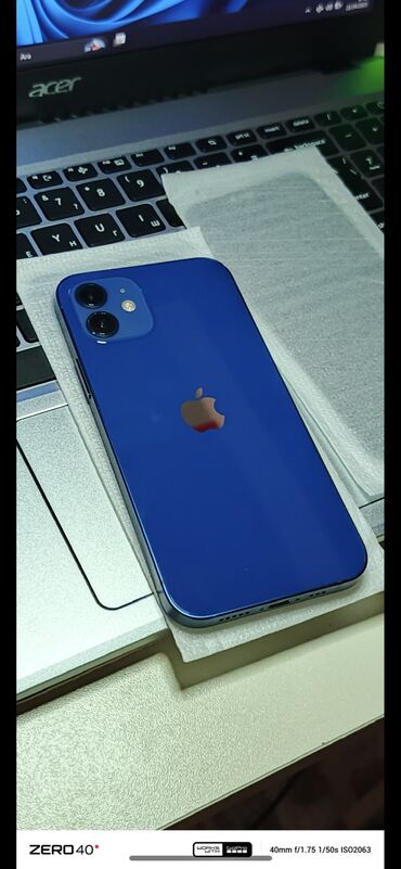Apple iPhone: IPhone 12, 128 GB, Mavi, Face ID, Simsiz şarj, Sənədlərlə — 4