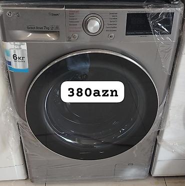 Məişət texnikası: LG ön yükləməli paltaryuyan maşın - Yüklama həcmi: 7 kq (etiketdə 6 — 1