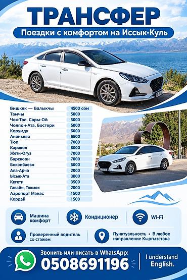 tiburon tuscany: Легковое авто, Пункт назначения: Аэропорт Манас, Количество мест: 4, Лицензия №: 01B012960 — 2