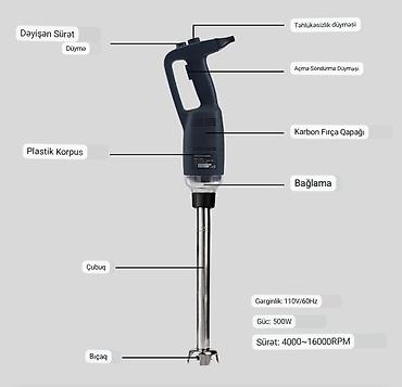 ucuz blender: Əl Blenderi Immersion Blender Model: CT-IB500LF Güc 500 watt Dovriyye — 4