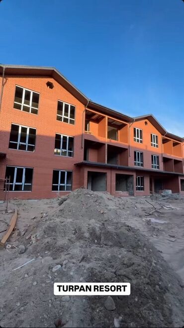 снять коттедж на иссык куле: Строится, Студия, 75 м²