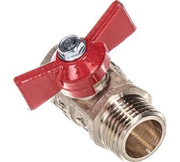 olcu lazeri: Məsul: Pirinç korpuslu qırmızı “kəpənək” qolu olan şar kranı - Tətbiq