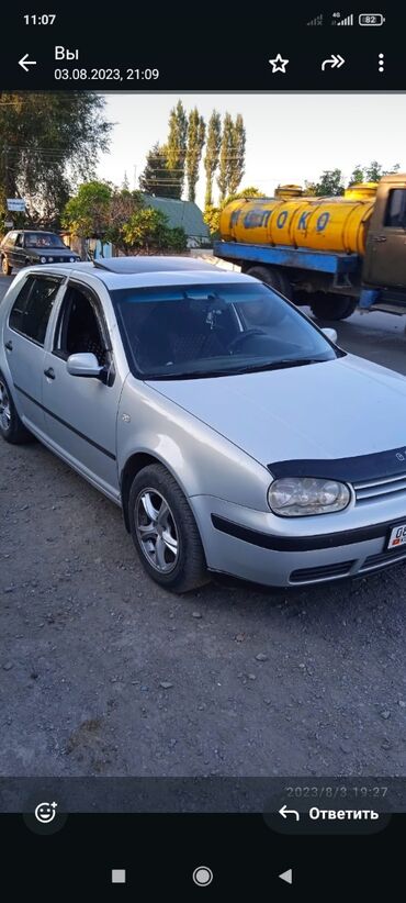 машина 400000: Volkswagen Golf: 1999 г., 1.6 л, Автомат, Бензин, Универсал