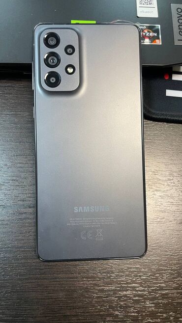 Мобильные телефоны: Samsung Galaxy A73 5G, Б/у, 256 ГБ, цвет - Серый, 2 SIM