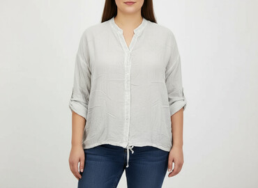 bluzki wizytowe plus size: Janina, Жіноча блуза, розмір 2XL