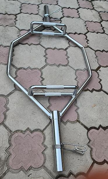 Гекс-трап-гриф (trap bar/hex bar) для силовых тренировок. - Материал