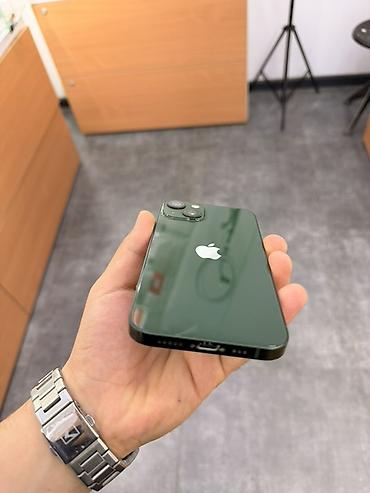 iphone x 🅁: IPhone 13, 128 GB, Yaşıl, Face ID — 4