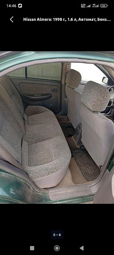 1998: Nissan Almera: 1998 г., 1.6 л, Автомат, Бензин, Седан — 6