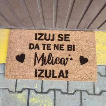 Tepisi i prostirke: Izuj se da te. NE BI IZULA OTIRAC PO VASOJ ZELJI DIMENZIJE — 7