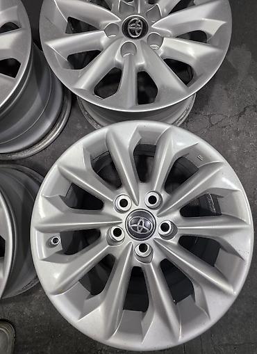 255 60 16: Литые Диски R 16 Toyota, Комплект, отверстий - 5, Б/у — 5