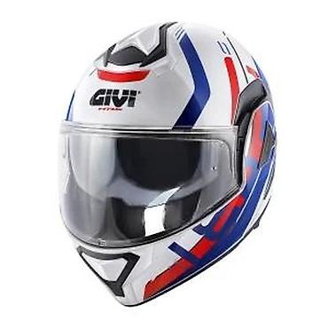 bicikli capriolo: GIVI HPS integralna kaciga – sportski dizajn (bela/plava/crvena) - — 5