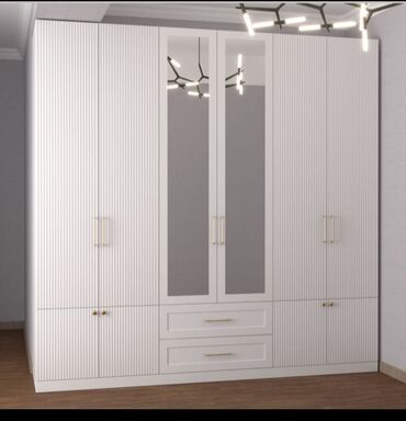 Dolablar: Yeni, Açılan, 3 qapılı Düz dolab, Qarderob, paltar dolabı, Azərbaycan — 28