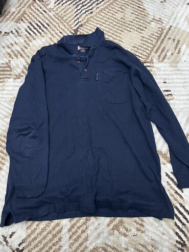 Рубашки: Мужская рубашка, 3XL (EU 46), Polo Ralph Lauren, Б/у, цвет - Синий, Самовывоз