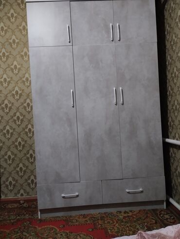 шкаф кух: Спальный гарнитур, Шкаф, цвет - Серый, Б/у