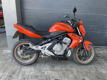Мотоциклы: Классический мотоцикл Kawasaki, 650 куб. см, Бензин, Взрослый, Б/у