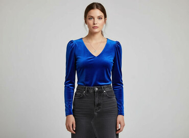 bluzki wizytowe plus size: Women's blouse, size S