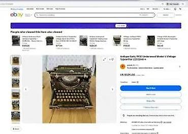 vojne stvari: Underwood mehanička pisaća mašina – ruska/ćirilična tastatura - — 5