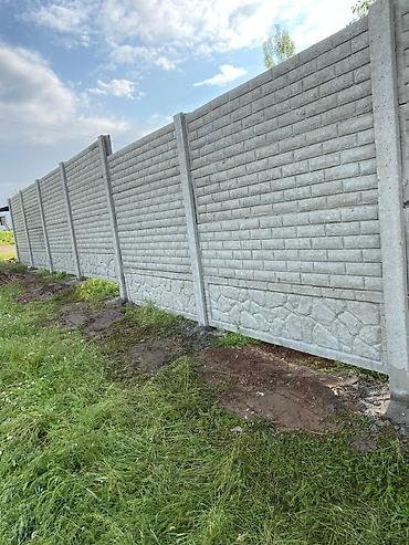 Бетонные еврозаборы: Бетонный еврозабор, Emil Evro Zabor, Односторонний, Новый, В розницу,Безналичный расчет — 13