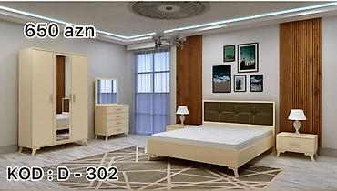 Yataq otağı dəsti – KOD: D-302 Qiymət: 650 AZN (şəkildə göstərilib)