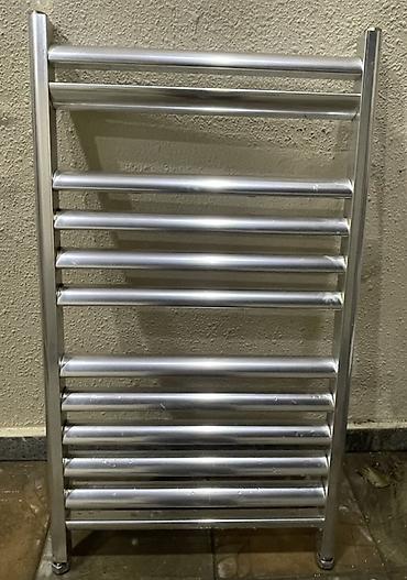 nerdivan nedir: Paslanmayan poladdan dəsmal radiatoru (towel warmer) – parlaq xrom — 1