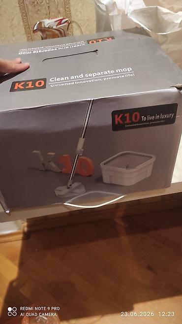 döşeme silen: K10 Clean and Separate Mop – ağıllı yuma və sıxma sistemi olan döşəmə — 1