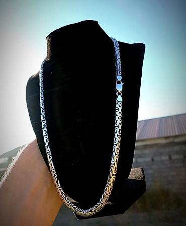 Серебряные цепочки: Серебряная цепь "Арабский Бисмарк" 55 грамм 55 см — 24