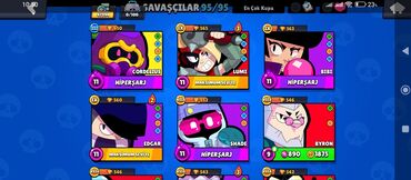 жёсткий диск для ноутбука: Brawl stars hesabi 47994 kupa və bütün karakterler var çoxlu kastyum