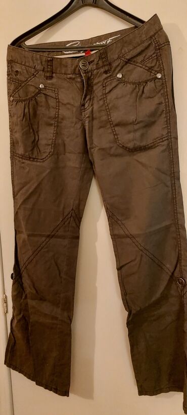 zenske pantalone sa tregerima: XL (EU 42), Spušteni struk, Zvoncare