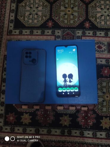 redmi mi 11 t: Xiaomi Redmi 10C, 64 GB, rəng - Göy, 
 Barmaq izi, İki sim kartlı, Face ID