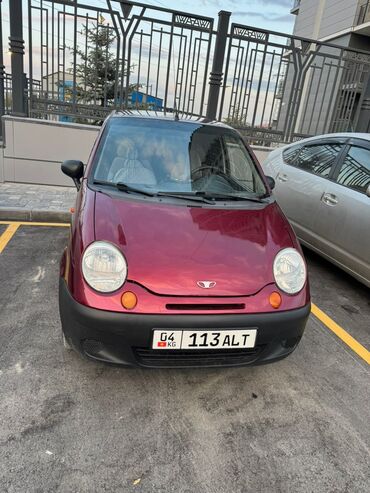 микро авто: Компактный городской автомобиль Daewoo Matiz вишневого цвета, идеально