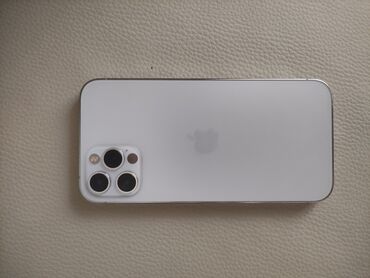 телефон режим 12 про: IPhone 12 Pro, Колдонулган, 256 ГБ, Күмүш, Куту, 77 %