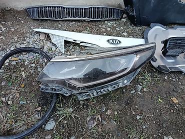 Другие детали кузова: Запчасти для Kia (см. фото) - Передняя фара левая в сборе (линзовая — 1