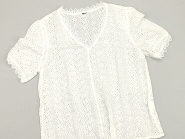 białe bluzki lniane damskie: Bluzka Damska, S, stan - Dobry