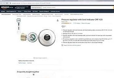 Sve za roštilj: Regulator pritiska za tečni gas (propan/butan) sa manometrom i — 13