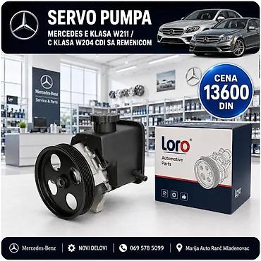 SERVO PUMPA E KLASA W211 C KLASA W204 CDI SA REMENICOM | ⭐Servo