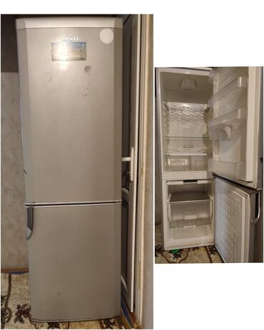 Холодильник Beko, De frost, Двухкамерный, цвет - Серый