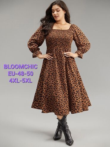 cipele sa malom stiklom: 4XL (EU 48), bоја - Braon, Dugih rukava