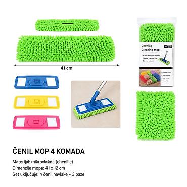 KMT Komplet glava mopa od šenila 3213698 Opis: Zamenska glava mopa od