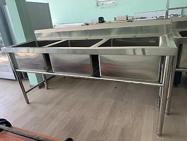Кухонная мойка, Квадратная форма, Материал: Металл, Размер: 1800 x 600 см at lalafo.kg Кухонная мойка, Квадратная форма, Материал: Металл, Размер: 1800 x 600 см
