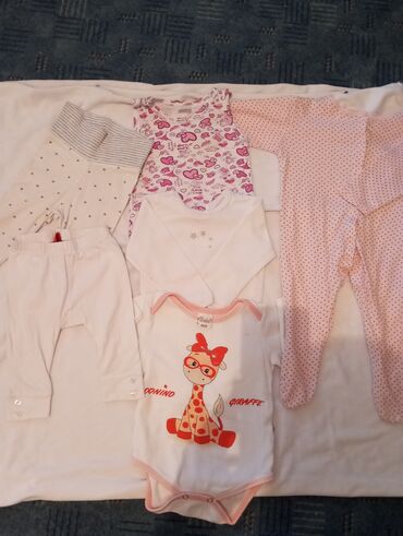odeća za devojčice: Komplet: Pantalone, Duks, Jakna, 74-80