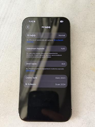 iphone 1w: IPhone 15 Pro, Blue Titanium, Face ID — 5